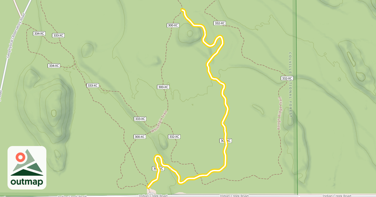 Map of Cougar Trail