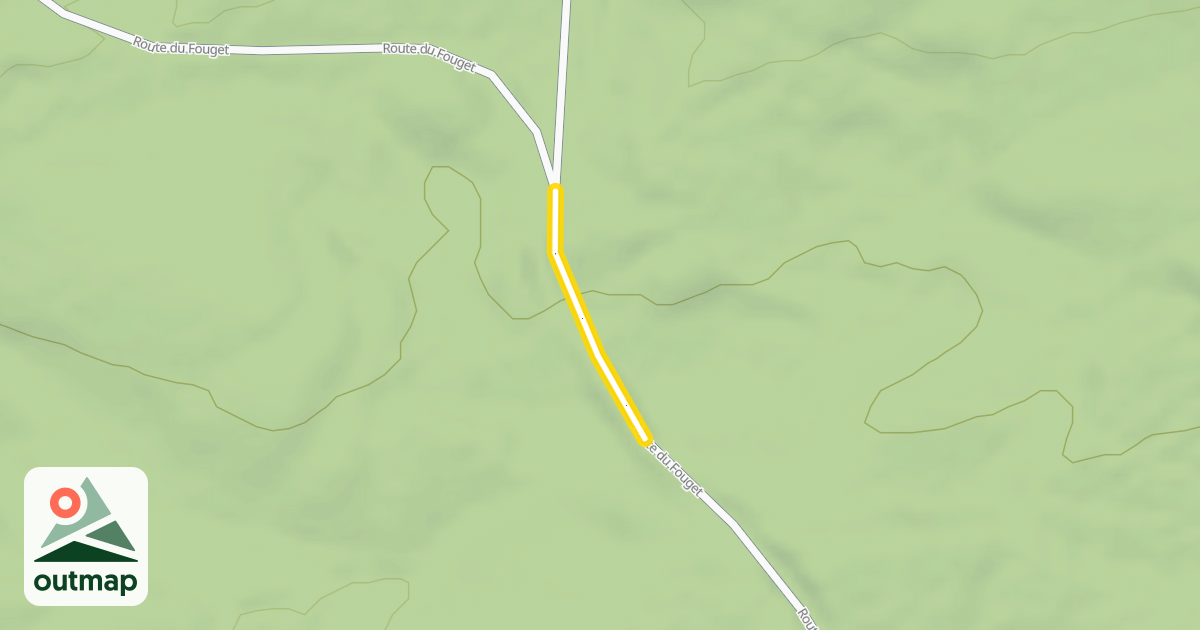 Map of Route du Fouget