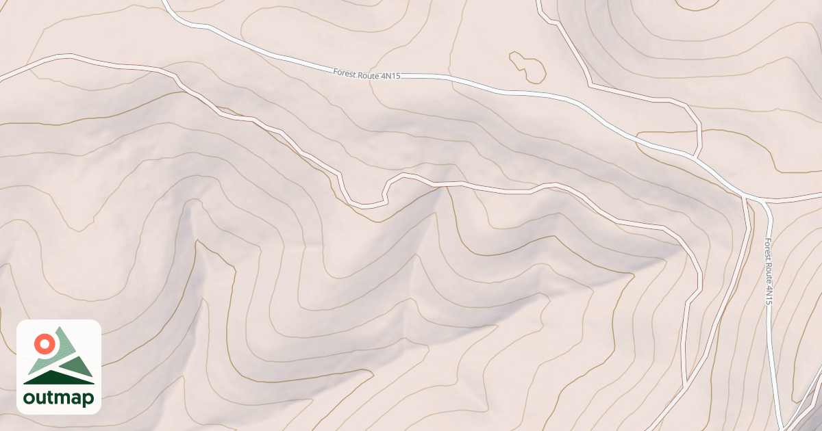 Map of CRANDALL PEAK OHV-M/C