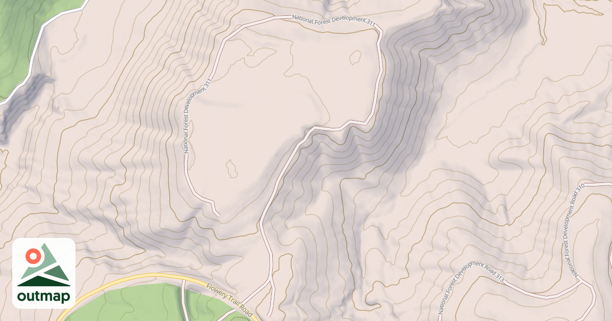 Map of USFS Motor Vehicle Use Map Roads {2430DF7D-C872-457F-A52F-51A4A8FBA464}