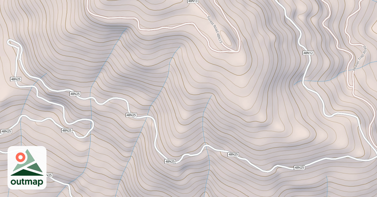 Map of BEAVER TRAP