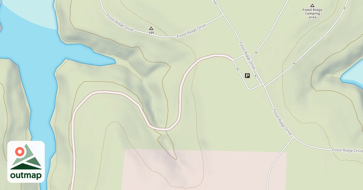 Map of Main Ohv Trail Access