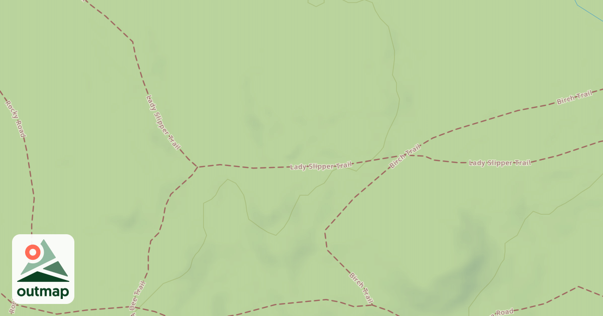 Map of Lady Slipper Trail