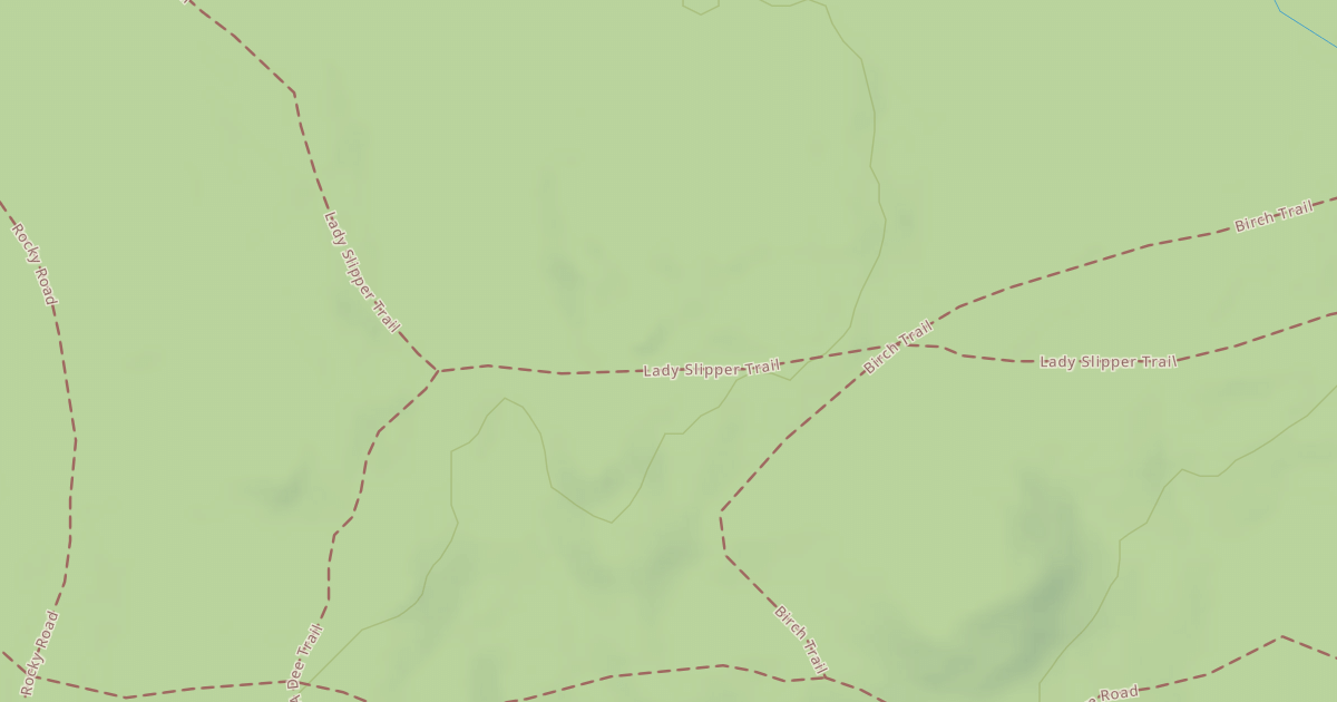 Map preview of Lady Slipper Trail