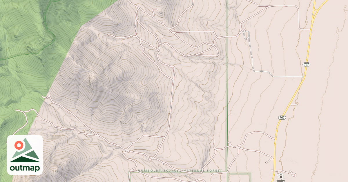 Map of BAXTER CREEK