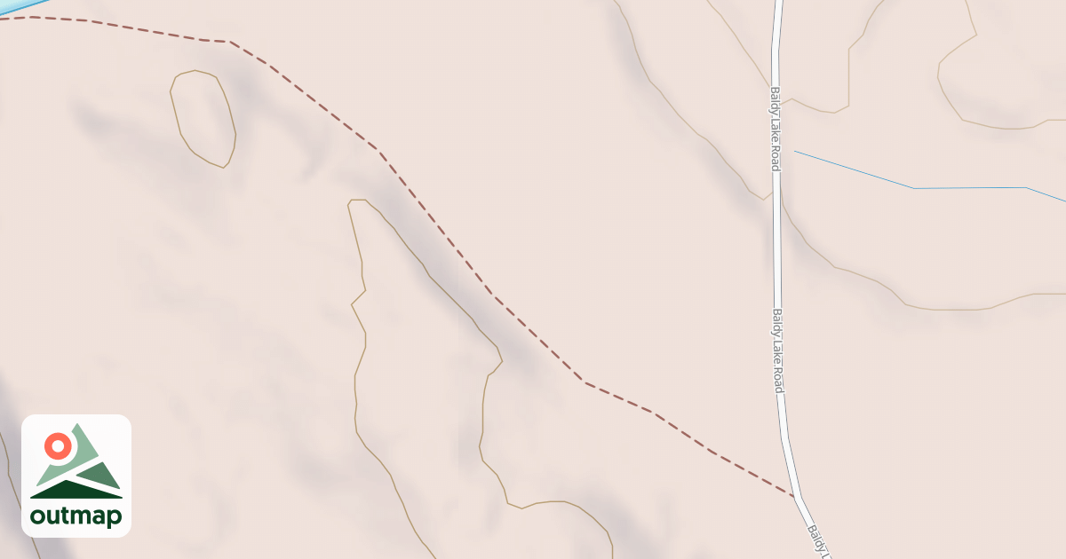 Map of BALDY LAKE SPUR D