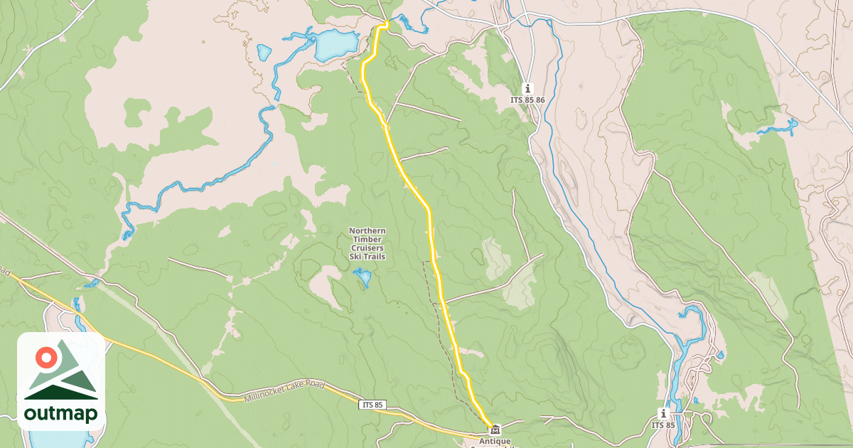 Map of K Trail
