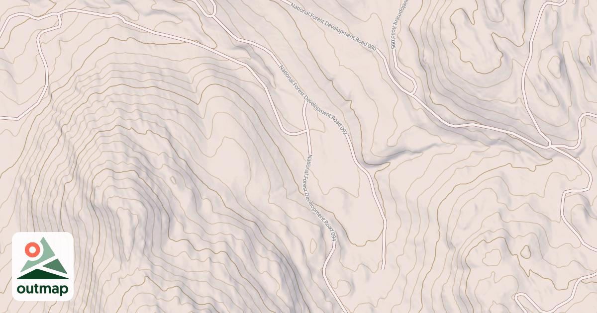 Map of USFS Motor Vehicle Use Map Roads {54B059C0-F7EC-430B-94C9-F70A240E3E9C}