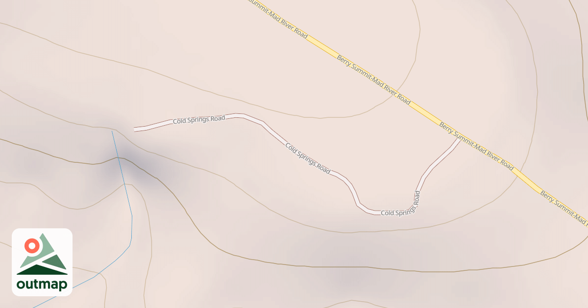 Map of COLD SPRINGS