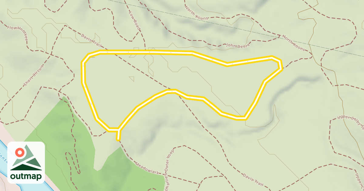 Map of Far Meadow Loop