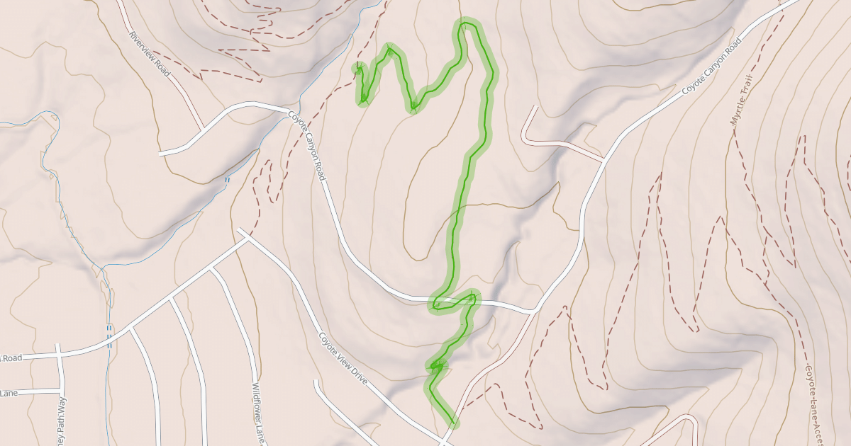Map preview of Sheep Pen Trail