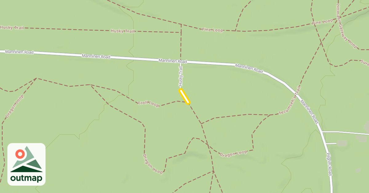Map of Husky Trail