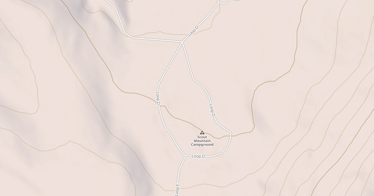 Map preview of SCOUT MTN. PICNIC LOOP D