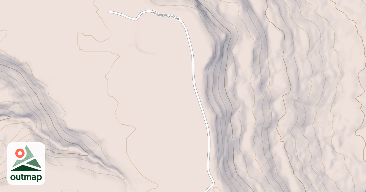 Map of HUCKLEBERRY POND