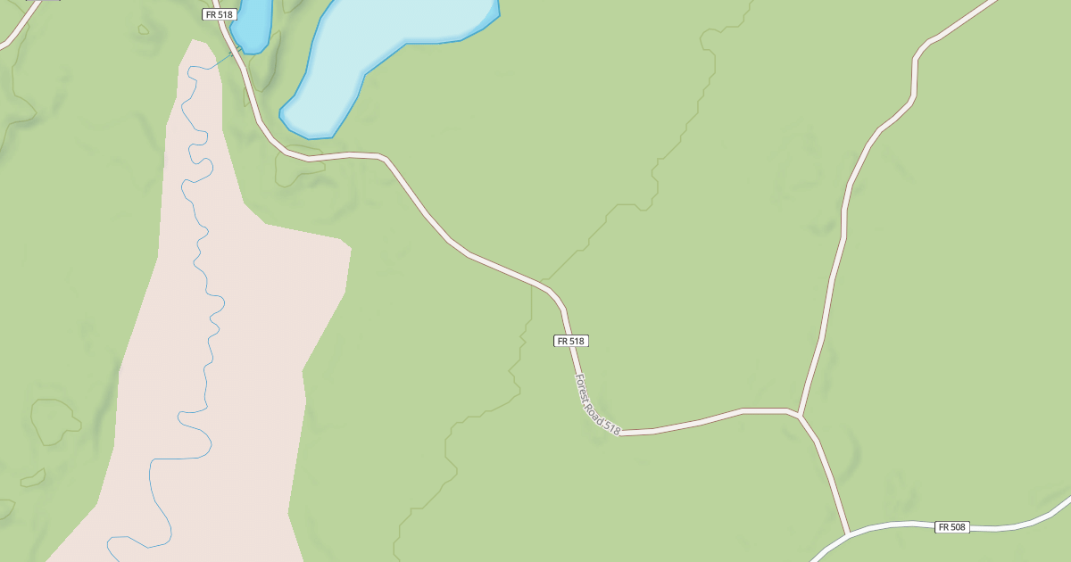 Map preview of FR 518