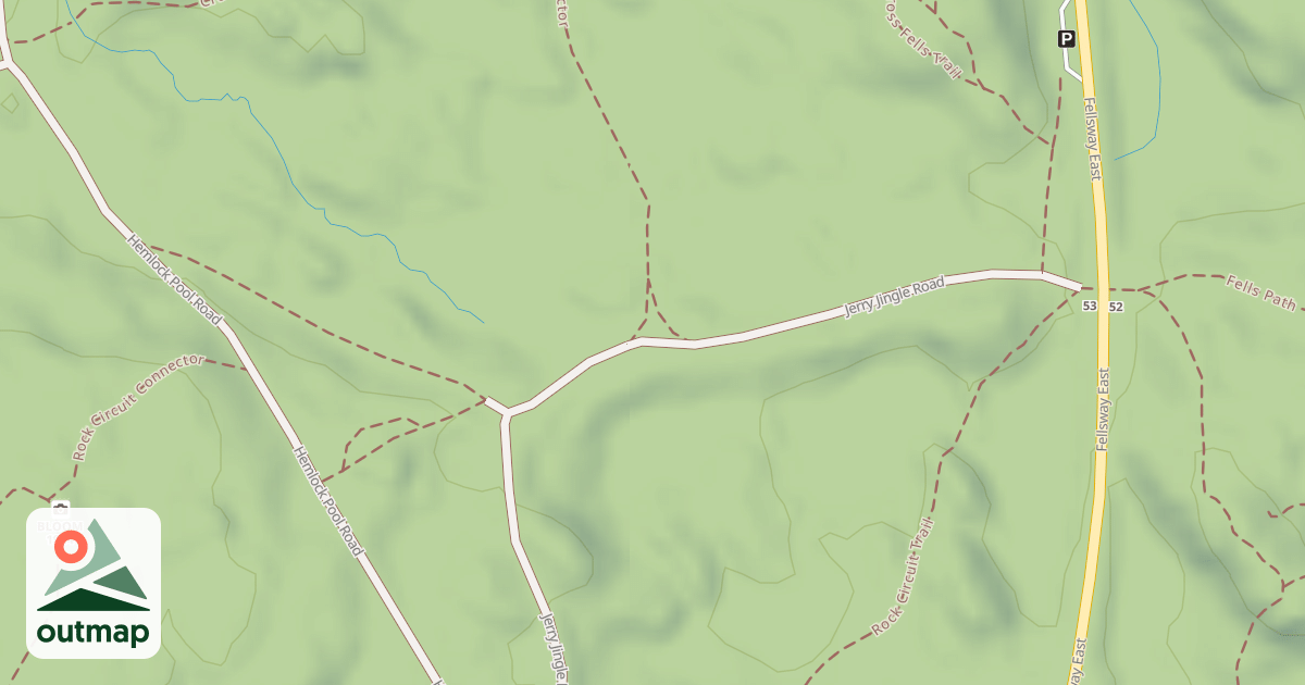 Map of Jerry Jingle Road