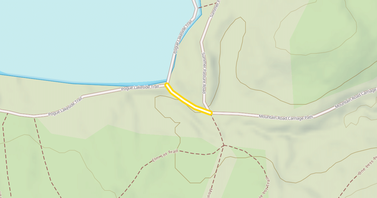 Map preview of Mountain Road Carriage Path