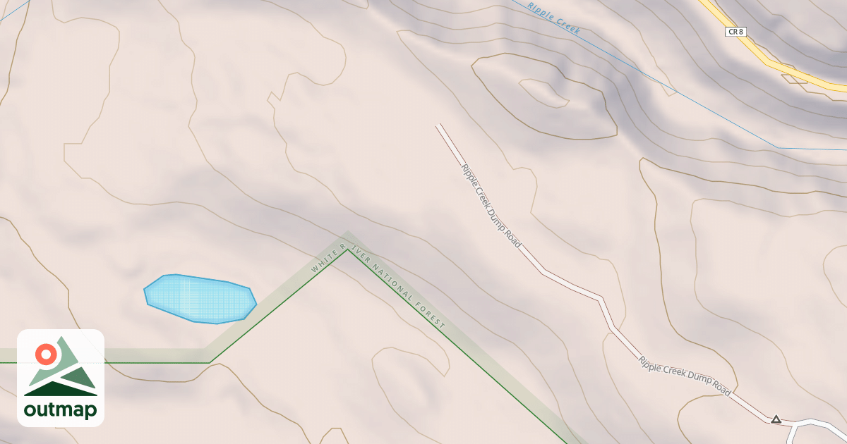 Map of RIPPLE CREEK DUMP ROAD