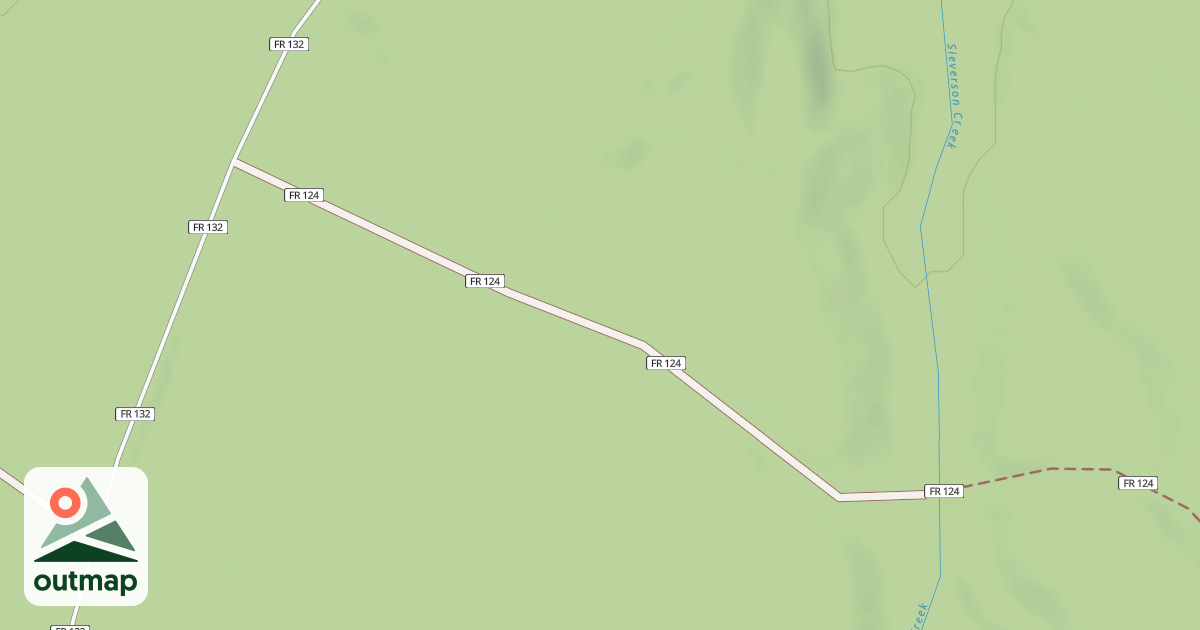 Map of FR 124
