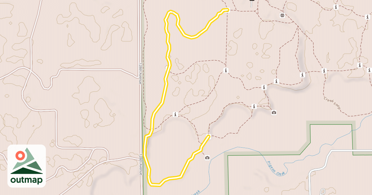 Map of S. Berghorst Ridge Trail