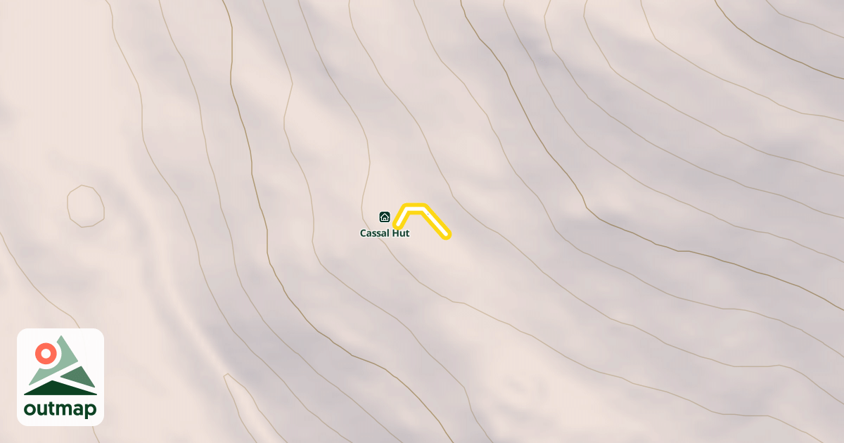 Map of Cassal Hut