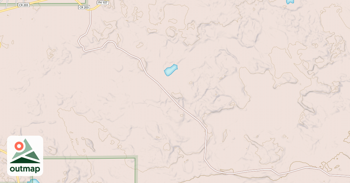 Map of KANE LAKE SPUR B