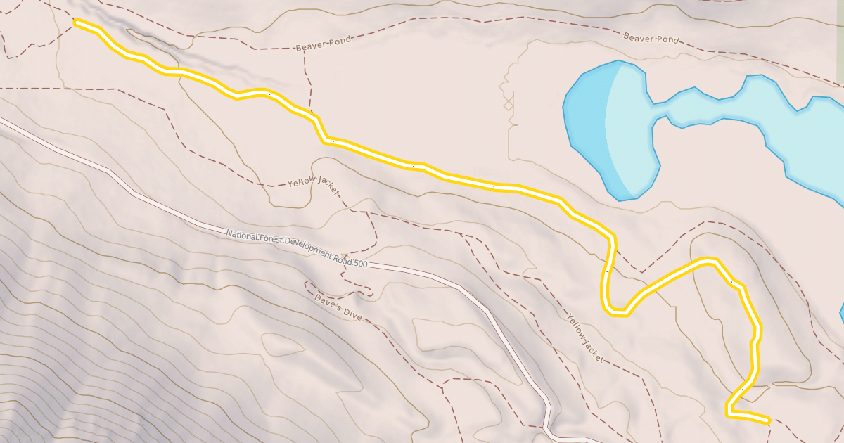 Map preview of Rodeo Trail