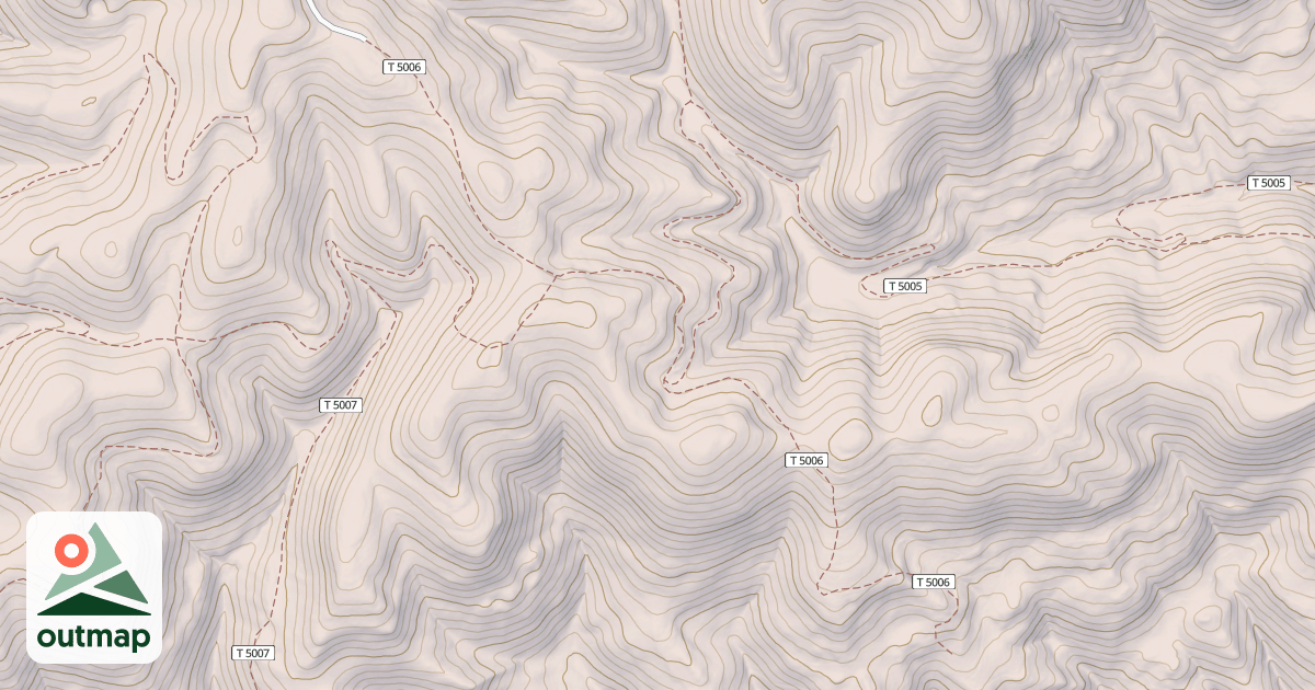 Map of BENSON RIDGE/BLUFF SPRINGS