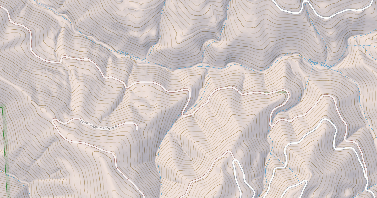 Map preview of BRUSH RIDGE
