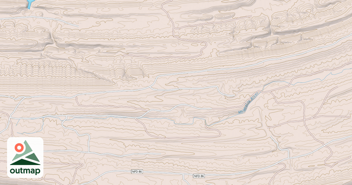 Map of USFS National Forest System Roads {F536C096-863D-42EC-8DB6-B4EC3AD39254}