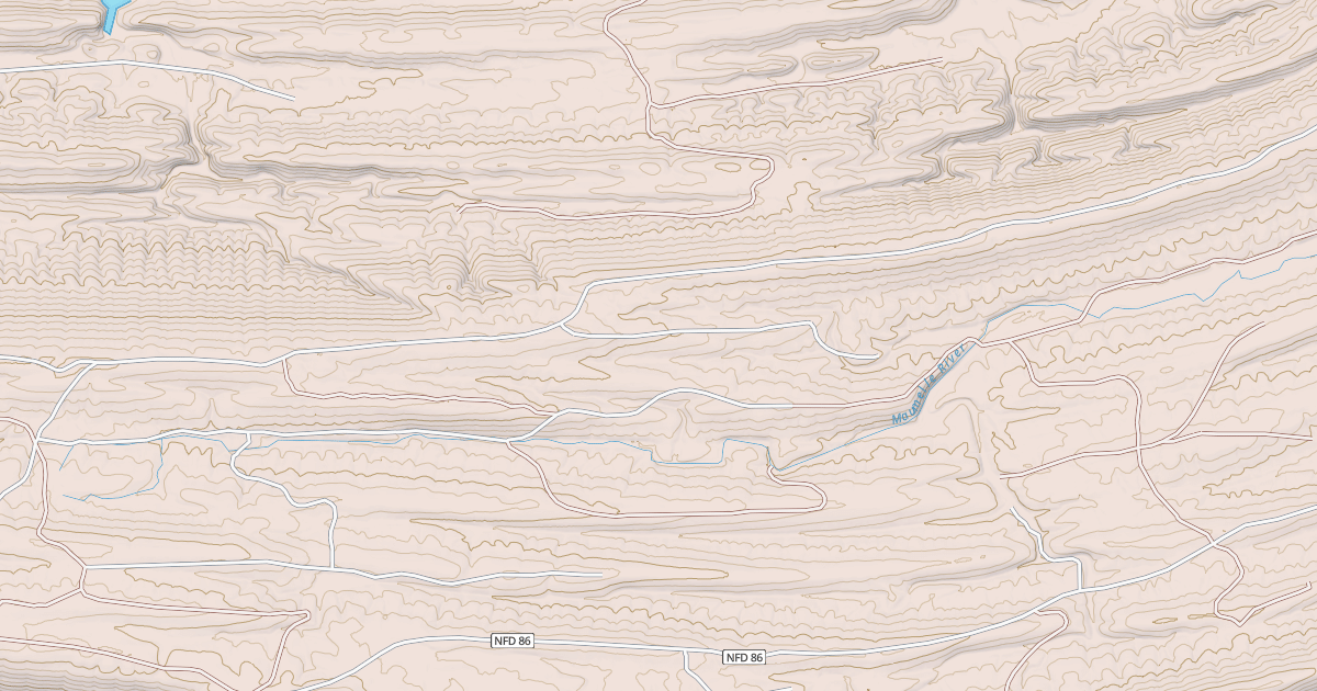 Map preview of USFS National Forest System Roads {F536C096-863D-42EC-8DB6-B4EC3AD39254}