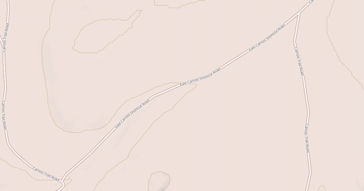 Map preview of EAST CARRIZO SHORTCUT
