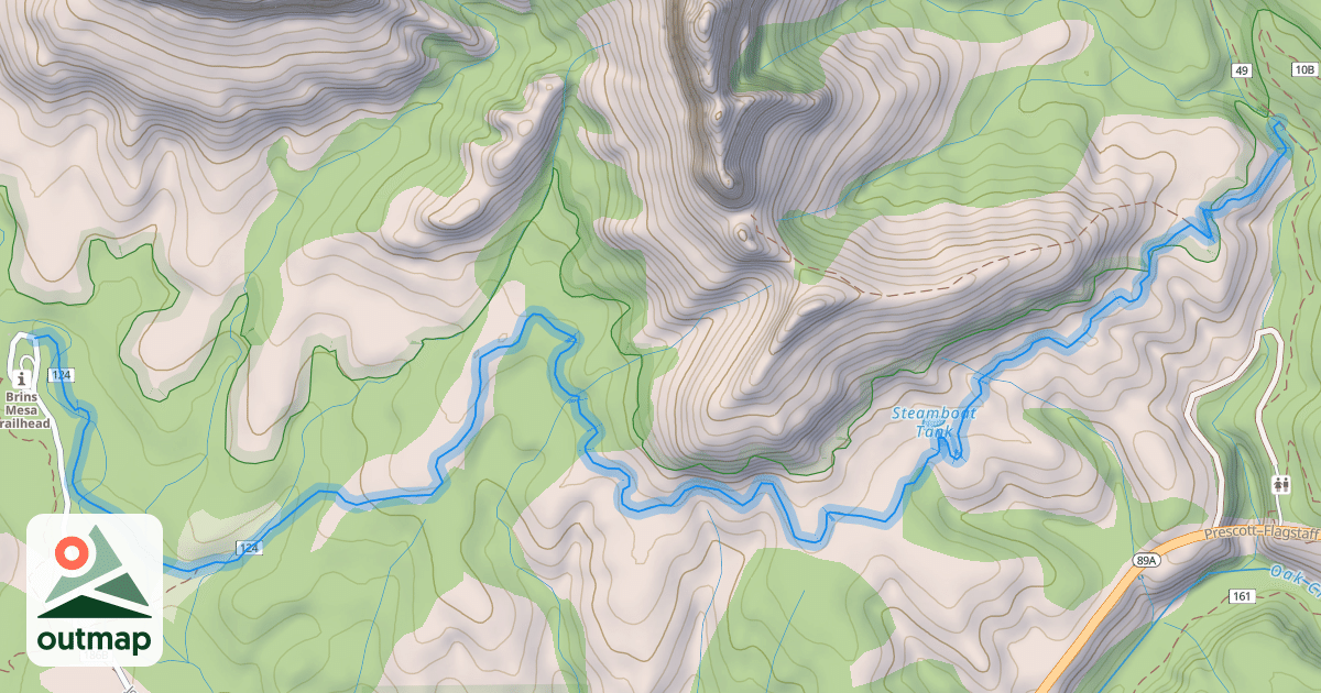 Map of Jim Thompson Trail