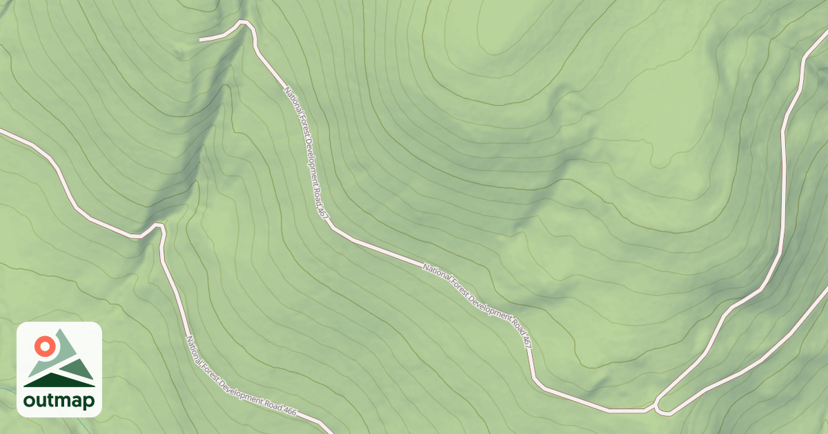 Map of USFS Motor Vehicle Use Map Roads {05E19DCF-6411-44BA-B0FA-05A118F37E32}