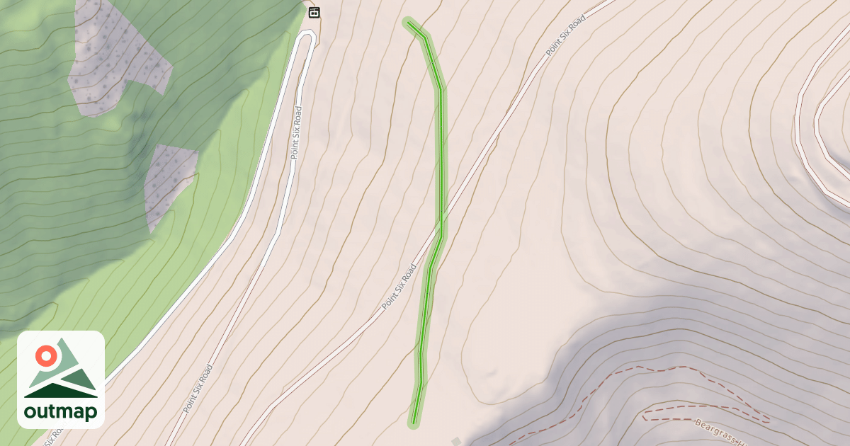 Map of Point Six Road