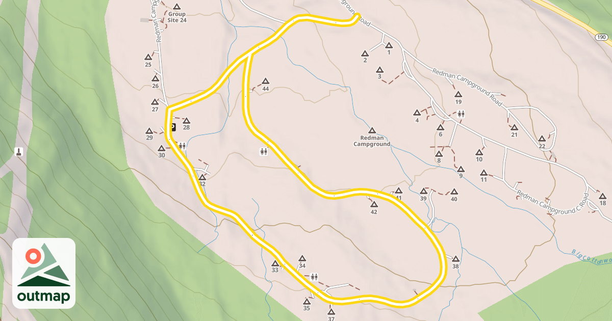 Map of Big Redman