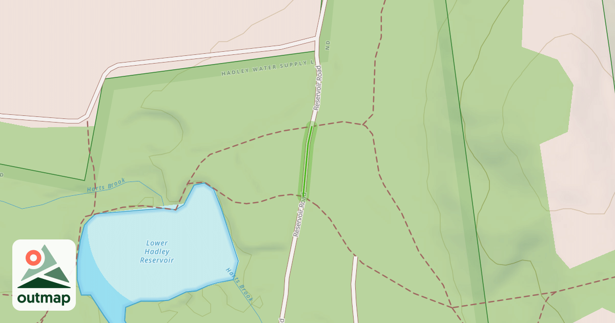 Map of Reservoir Road