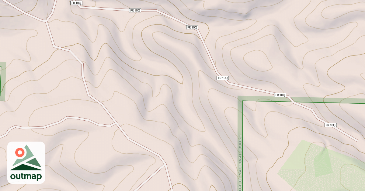 Map of USFS Motor Vehicle Use Map Roads {522FF6CC-FF35-4D0E-97D6-6C93AF8271AF}