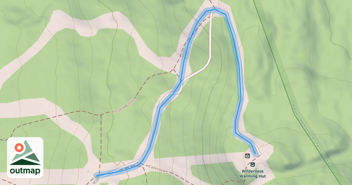 Map of Peggy Dow's
