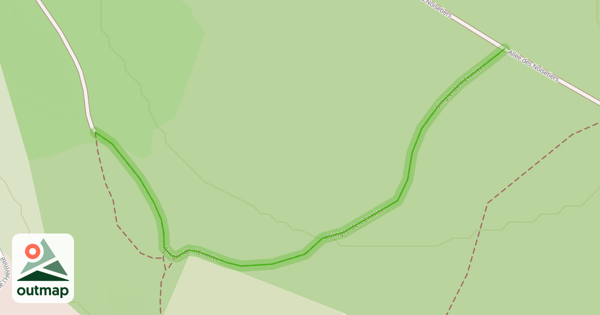 Map of Single de l'Ermite