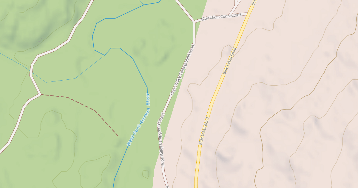 Map preview of HOPE VALLEY SPUR Y