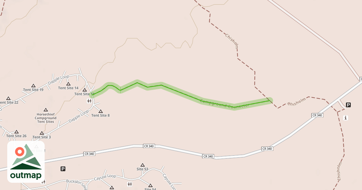 Map of Campground Connector