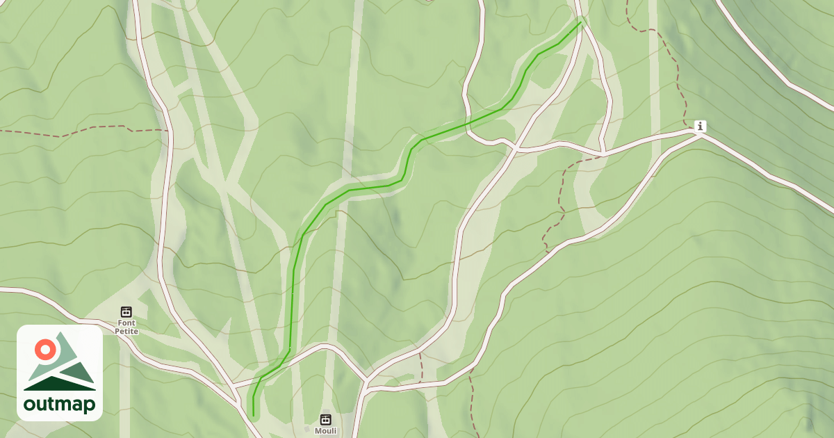 Map of La Petite Verte
