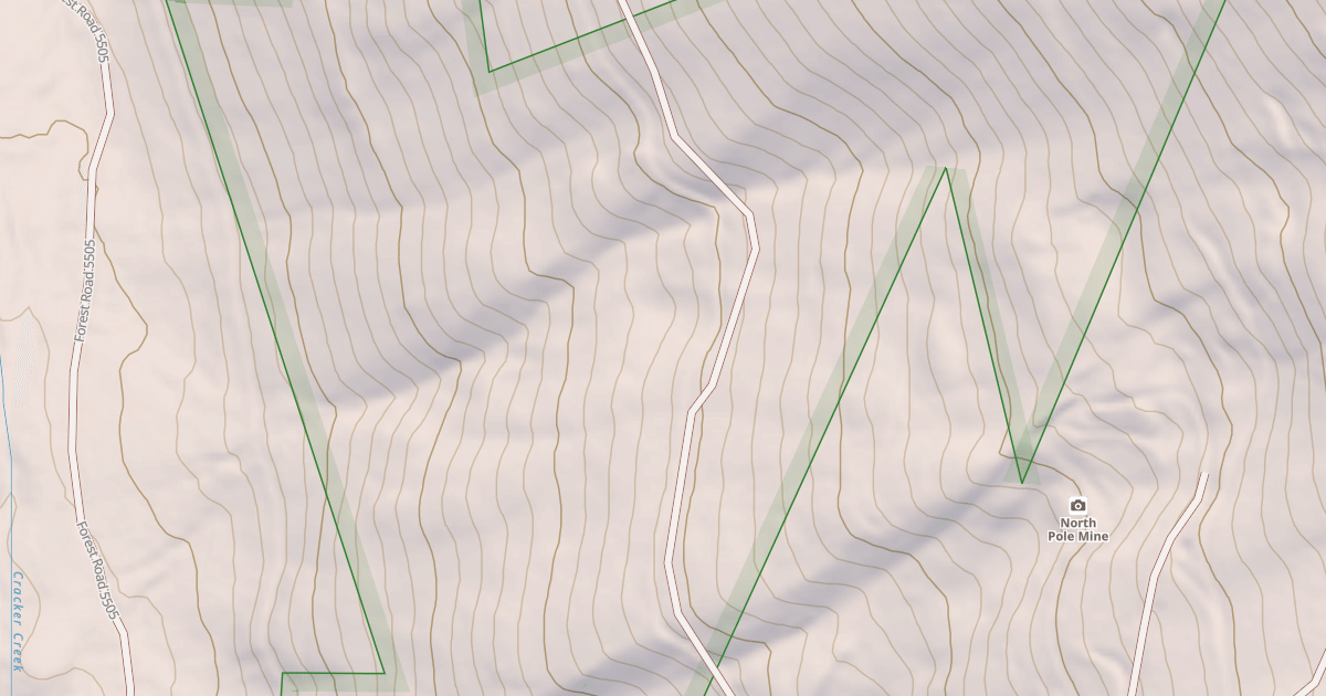 Map preview of USFS National Forest System Roads {8EDAC70B-7487-4AB0-B083-3D35920601DA}