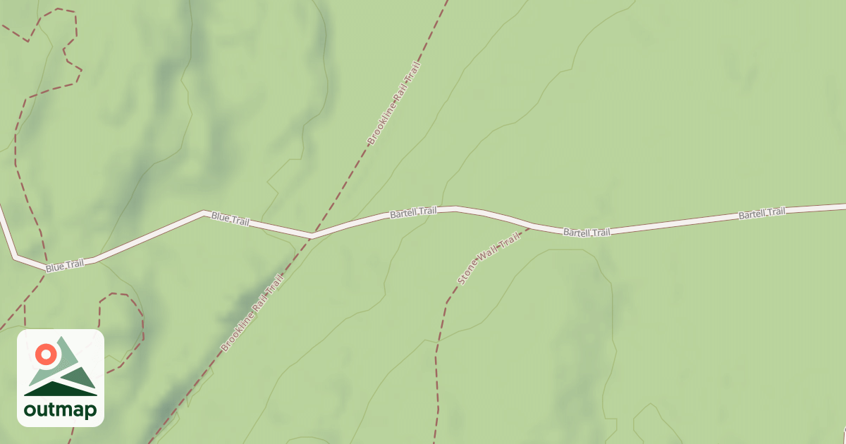 Map of Bartell Trail