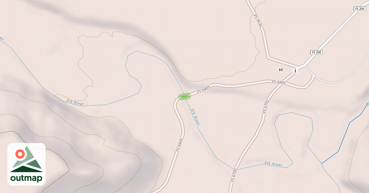Map of FS 6405