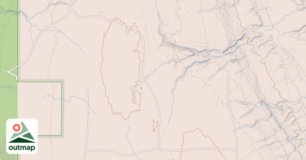Map of SILVER FALLS SOUTH