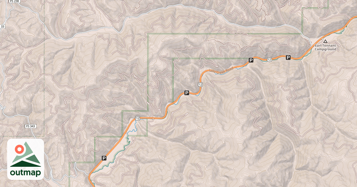 Map of CEDAR RUN RIDGE