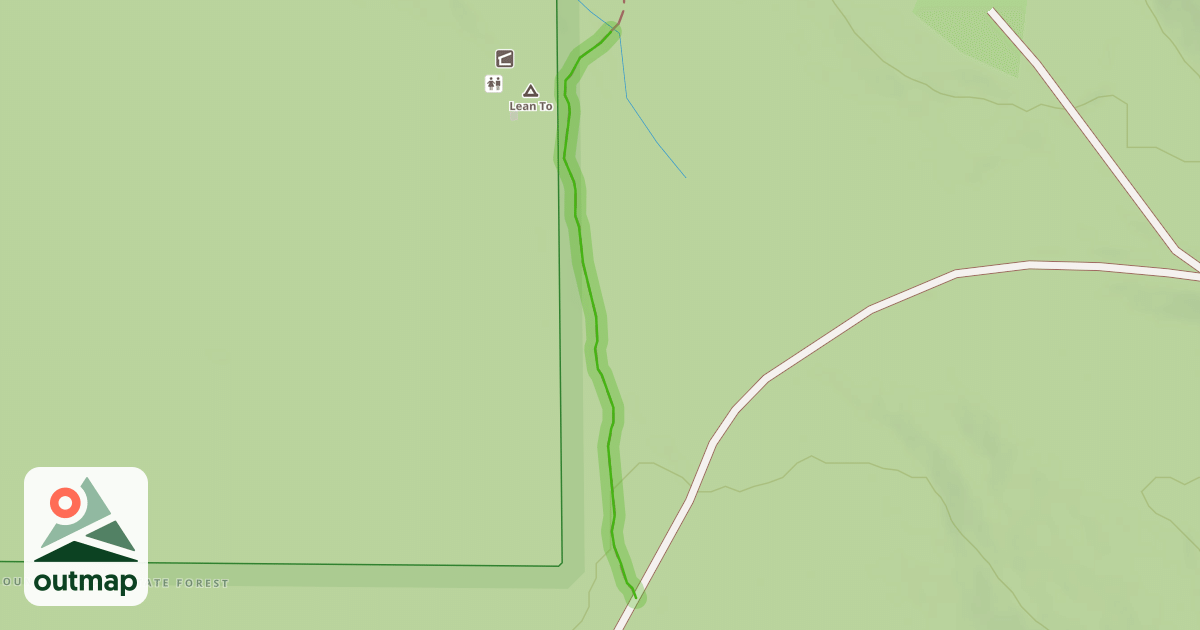 Map of Fred J. Cusimano Westside Overland Trail