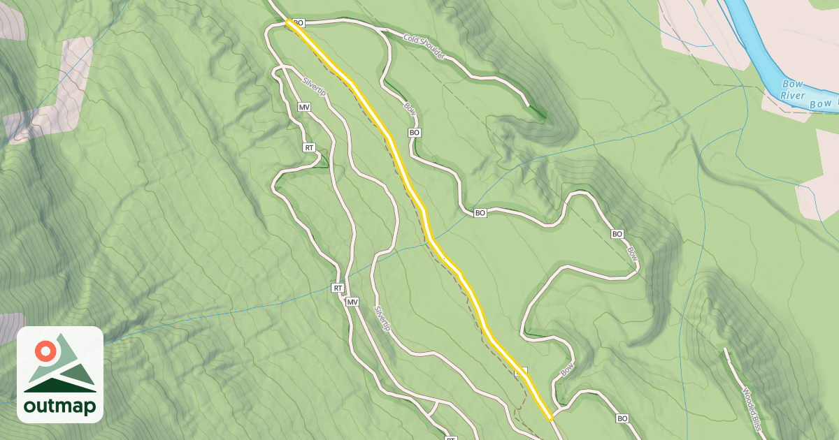 Map of Banff